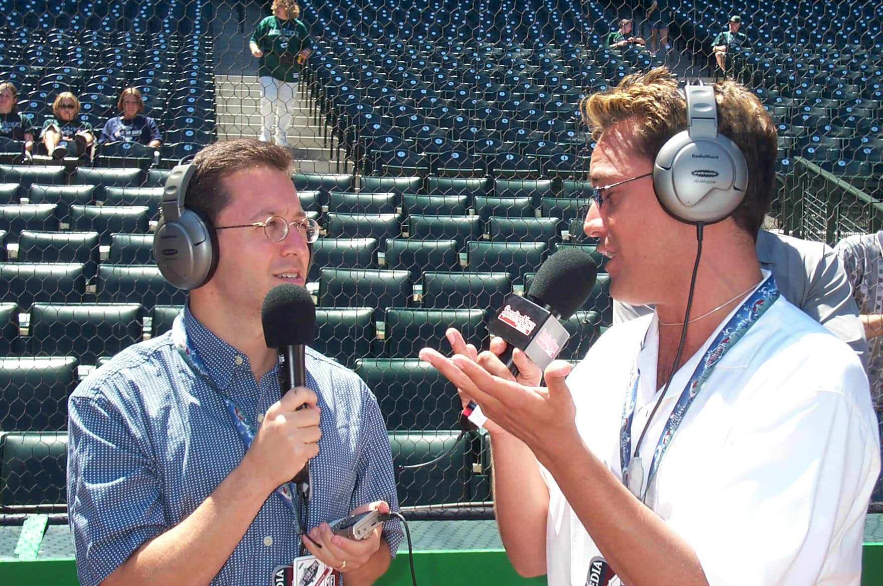 Nasty and Ken Rosenthal in Seattle July 2001