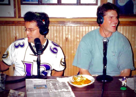 Nasty and Jim Harbaugh at The Barn June 1998 2