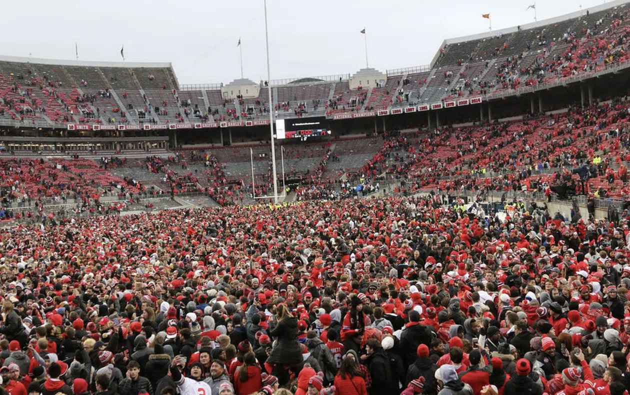 Storming the field and going back to school in Columbus raskin