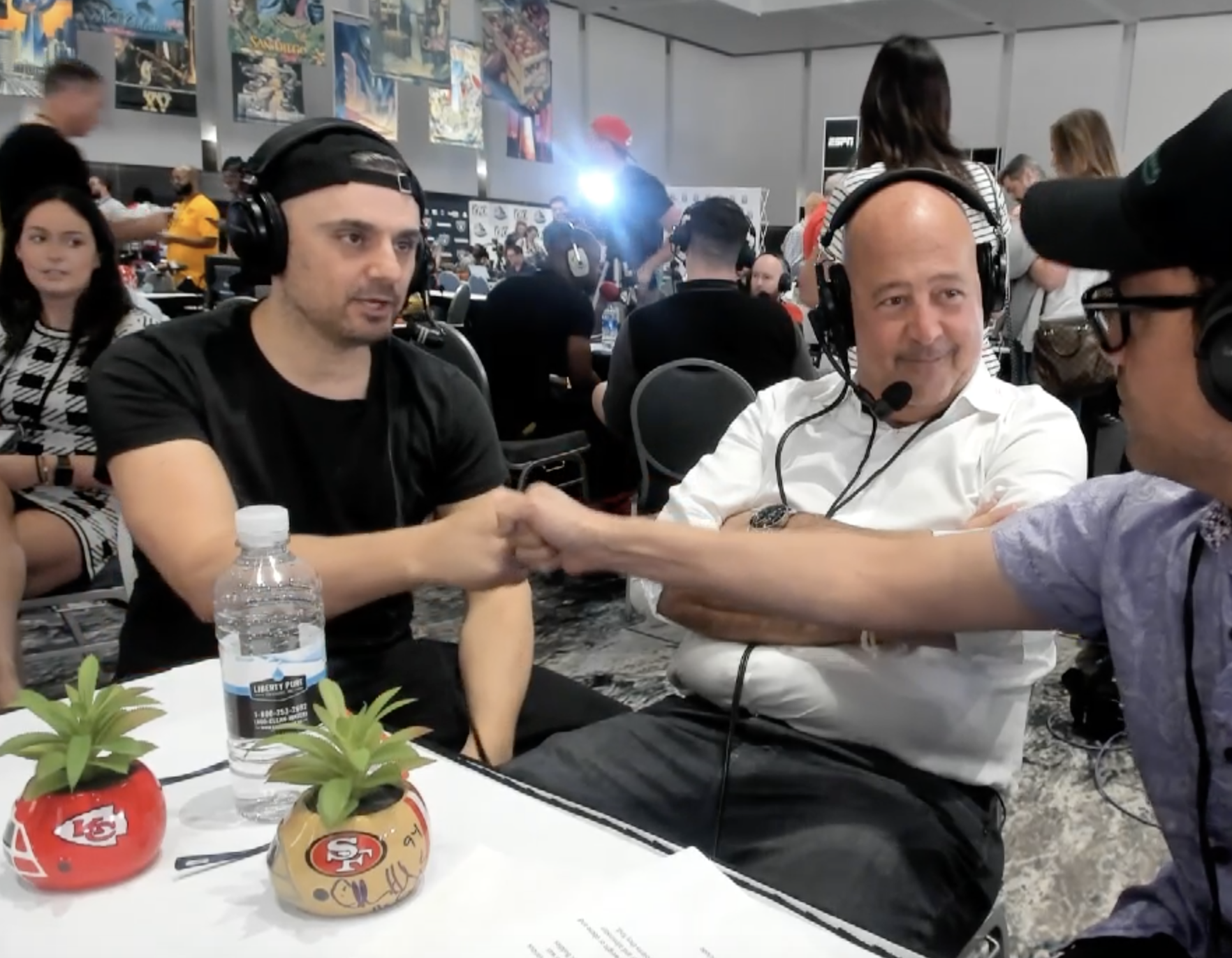 Andrew Zimmern and Gary Vaynerchuk collide on Baltimore Positive at Miami Super Bowl