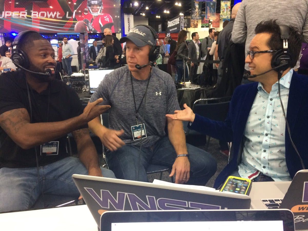 Ravens Super Bowl 47 center Matt Birk and WR Torrey Smith join Nestor and Luke to talk football from Houston