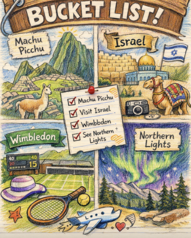 You gotta dream a little, enjoy life!